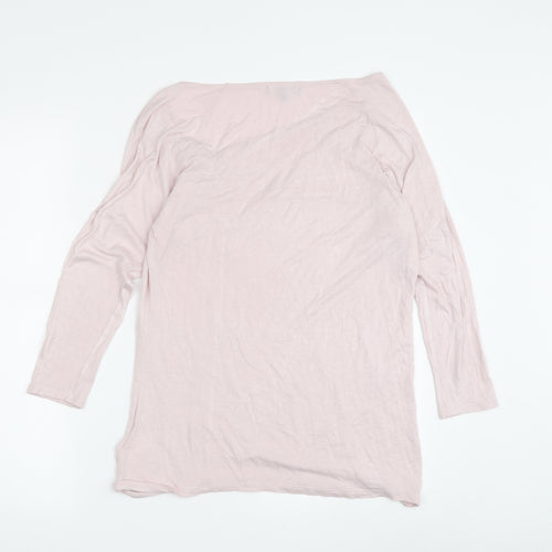 Gap Women's Pink 3/4 Sleeve Basic T-Shirt, Size S