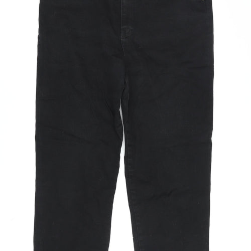 Gloria Vanderbilt Men's Black Straight Jeans Size 14