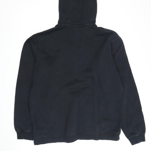 Nike Men's Black Large Pullover Hoodie with Logo