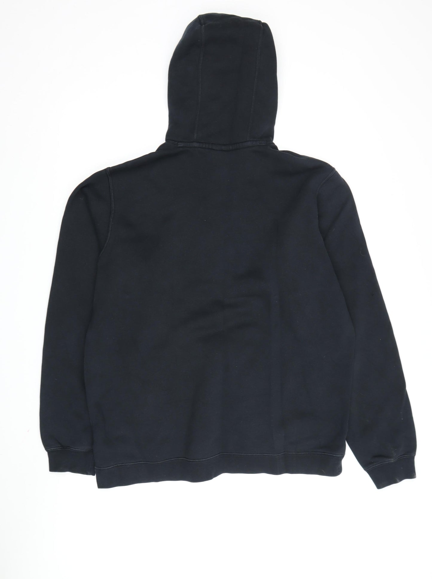 Nike Men's Black Large Pullover Hoodie with Logo