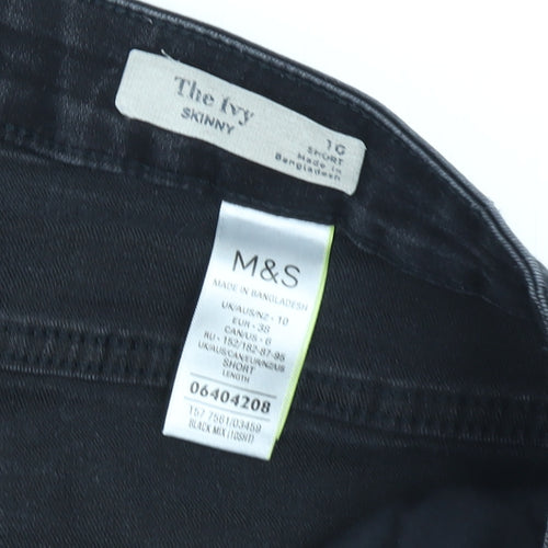 Marks and Spencer Women's Black Skinny Jeans Size 10