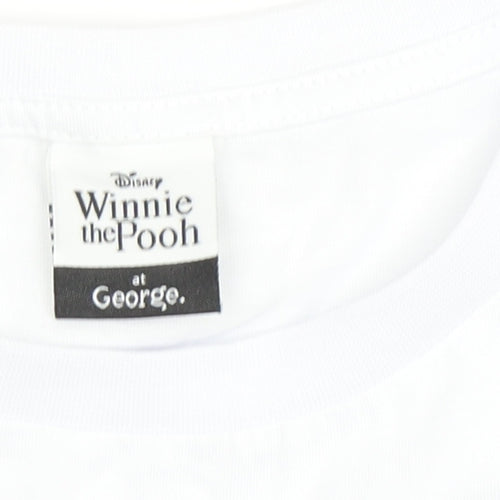 Disney at George Women's White T-Shirt 14, Winnie the Pooh