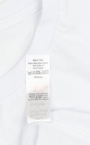 Disney at George Women's White T-Shirt 14, Winnie the Pooh