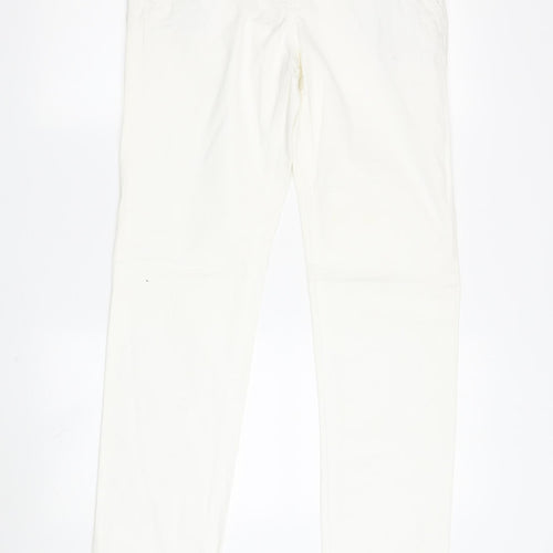 Tommy Hilfiger Women's White Straight Jeans 2XS