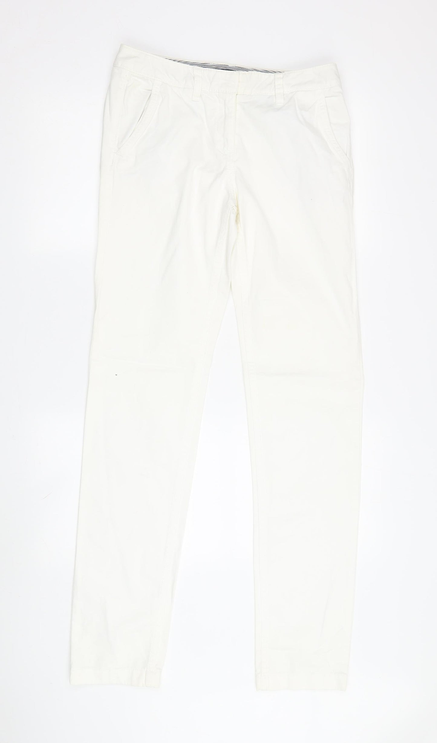 Tommy Hilfiger Women's White Straight Jeans 2XS