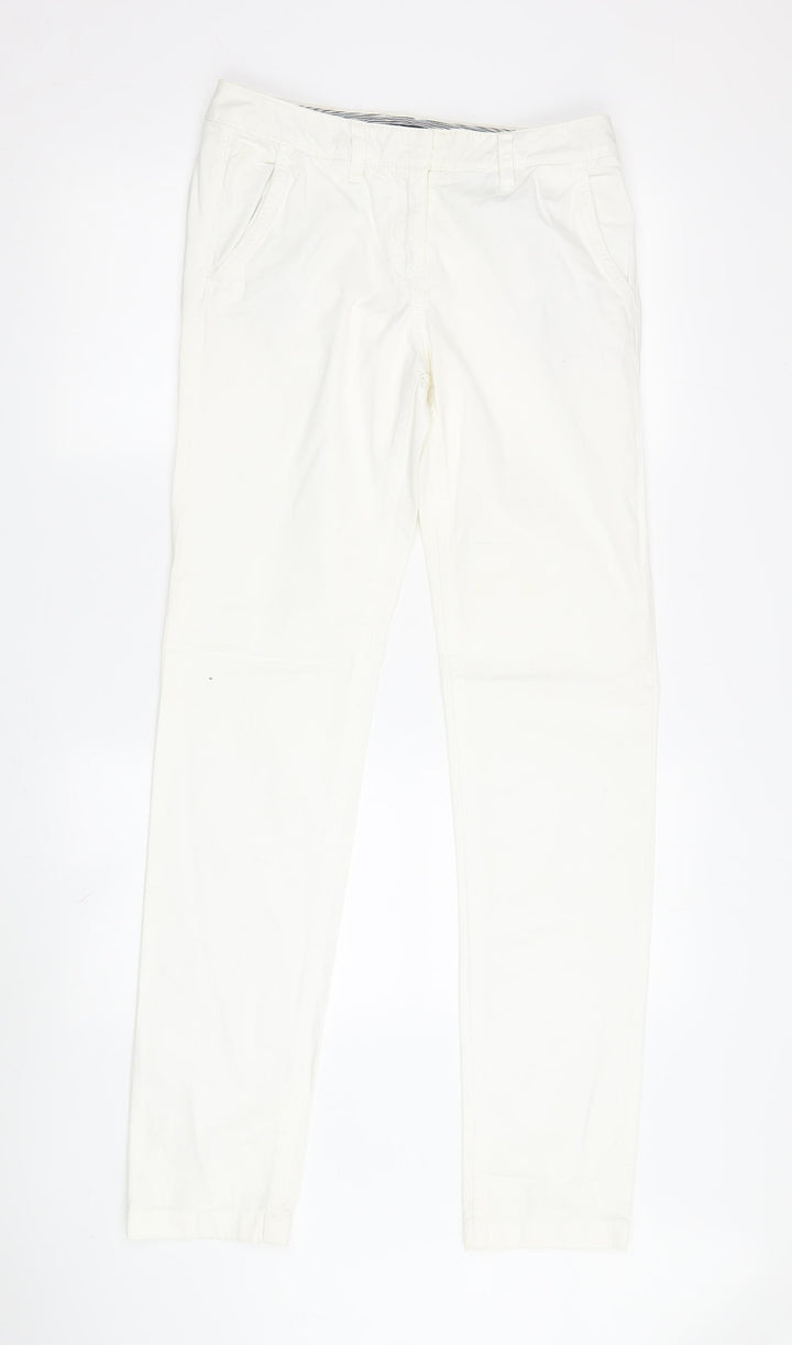 Tommy Hilfiger Women's White Straight Jeans 2XS