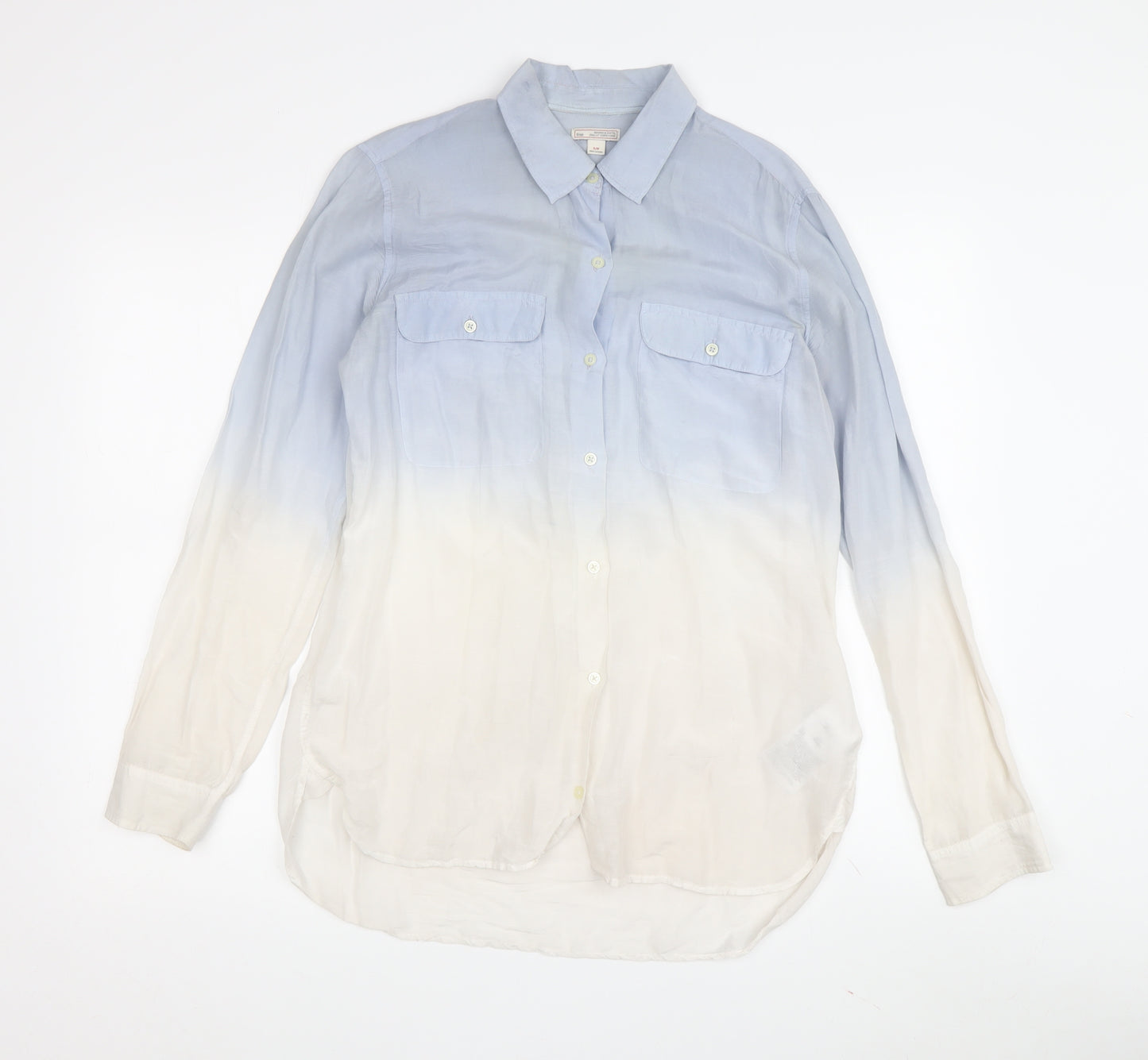 Gap Women’s Multicoloured Long Sleeve Button-Up Shirt S