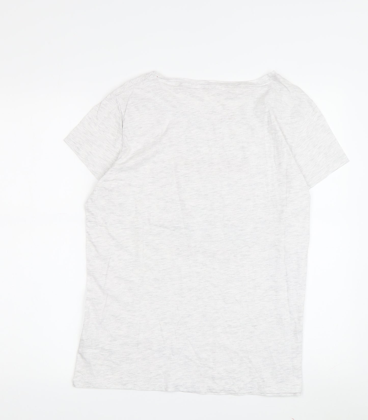 Women's Christmas Movie T-Shirt, White, Size 12, Crew Neck