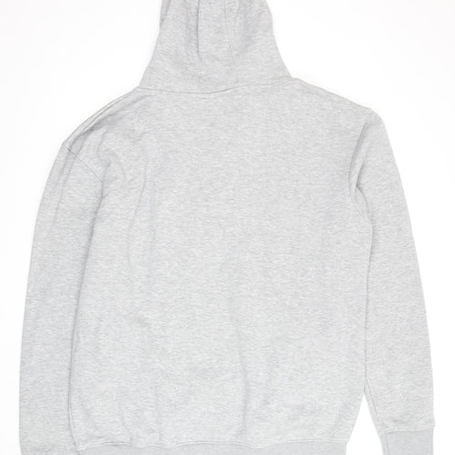 Voi Men's Grey 2XL Pullover Hoodie, Fleece, Hooded, Regular Fit