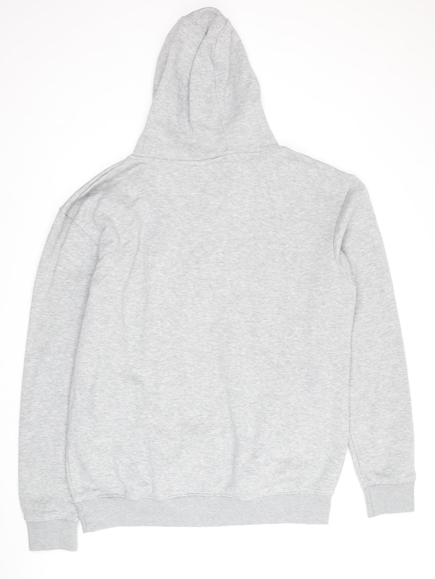 Voi Men's Grey 2XL Pullover Hoodie, Fleece, Hooded, Regular Fit