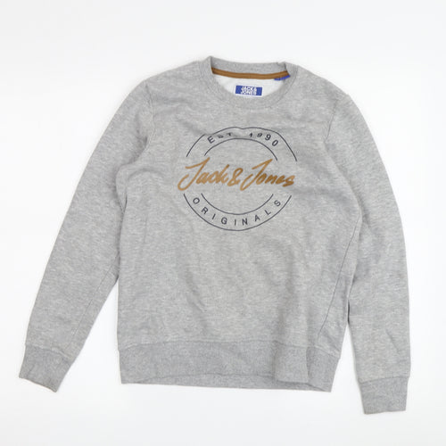 Jack & Jones Boys Grey Pullover Sweatshirt Size 158