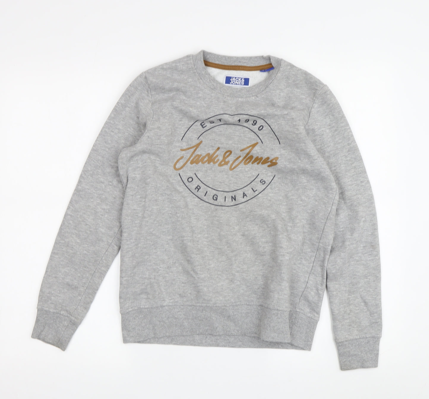 Jack & Jones Boys Grey Pullover Sweatshirt Size 158