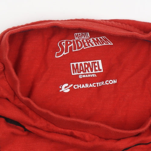 Marvel Spider-Man Boys Red Long Sleeve Graphic Tee 11-12 Years