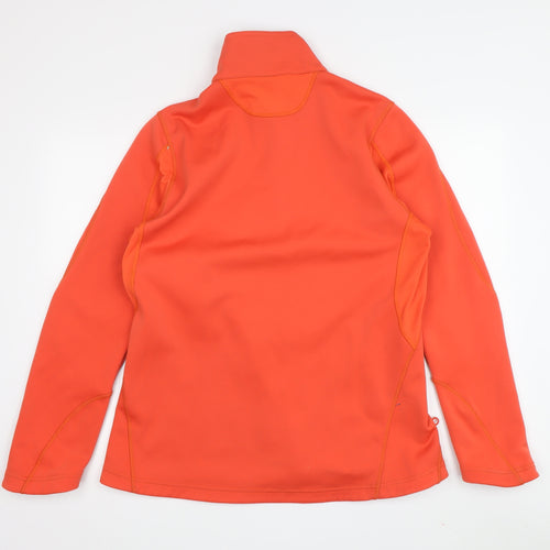 Adidas Women's Orange Full Zip Jacket Size 18