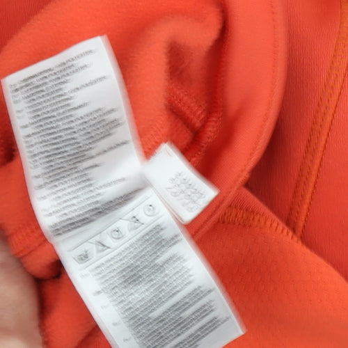 Adidas Women's Orange Full Zip Jacket Size 18