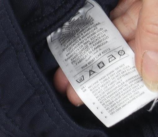 Adidas Boys Blue Track Pants 11-12 Years Regular Fit