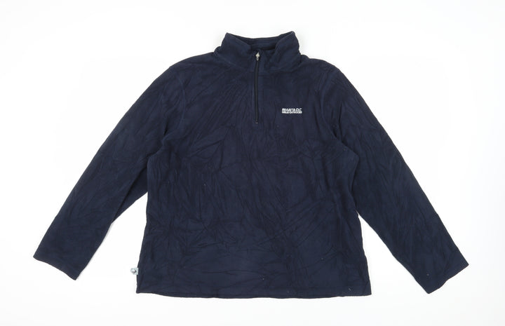 Regatta Women's Blue 1/2 Zip Pullover Sweatshirt Size 16