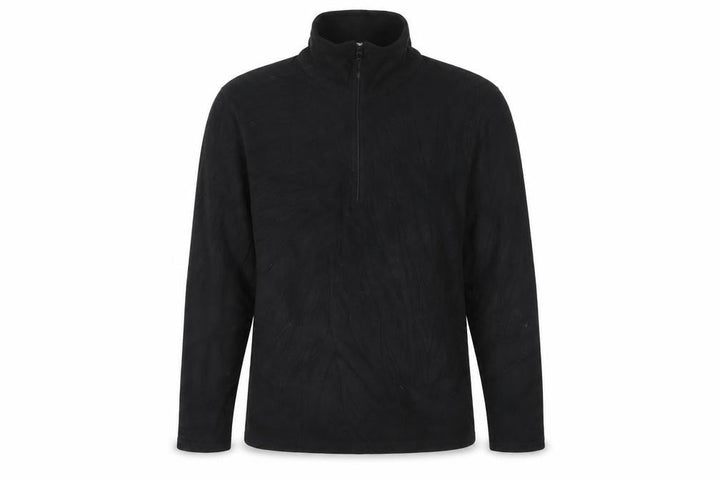 Mountain Warehouse Men's Black High Neck Pullover Sweatshirt - L