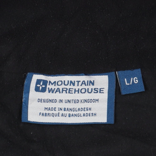 Mountain Warehouse Men's Black High Neck Pullover Sweatshirt - L