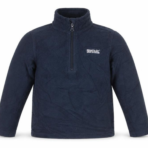 Regatta Boys Blue Fleece Sweatshirt, Size 6, 1/4 Zip Casual