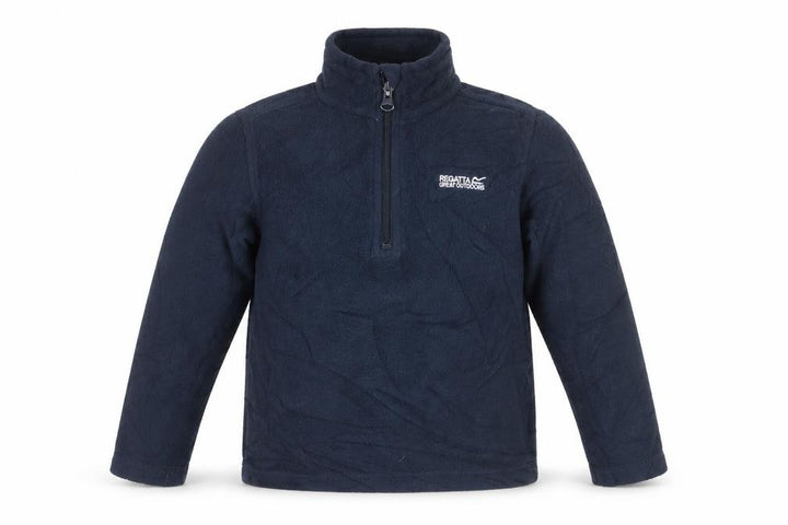 Regatta Boys Blue Fleece Sweatshirt, Size 6, 1/4 Zip Casual