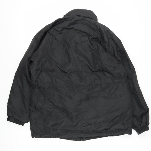 Boronia Men's Black Mid-Length Jacket M