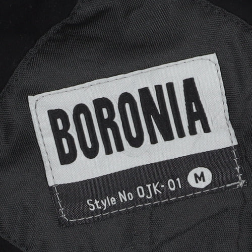 Boronia Men's Black Mid-Length Jacket M