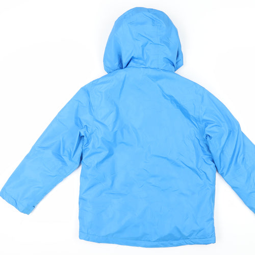 Crane Boys Blue Puffer Jacket 9-10 Years Waterproof Winter