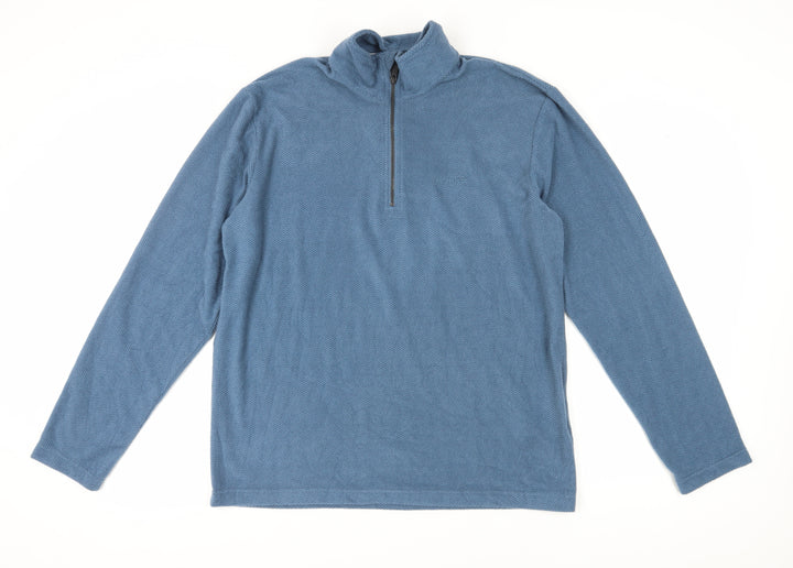 Regatta Men's Blue 1/4 Zip Sweatshirt L