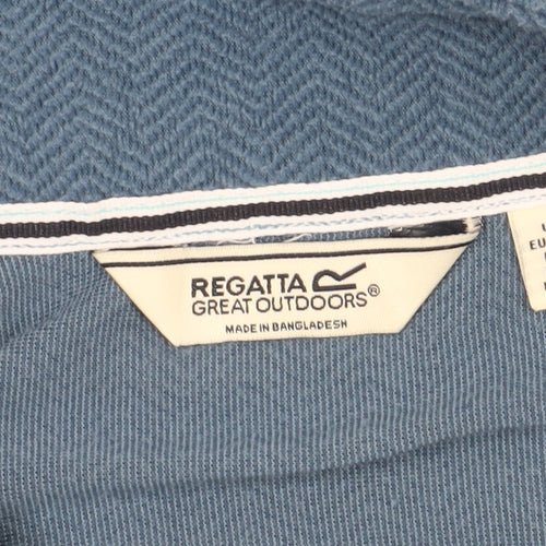 Regatta Men's Blue 1/4 Zip Sweatshirt L