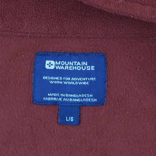 Mountain Warehouse Men's Red Fleece Pullover L