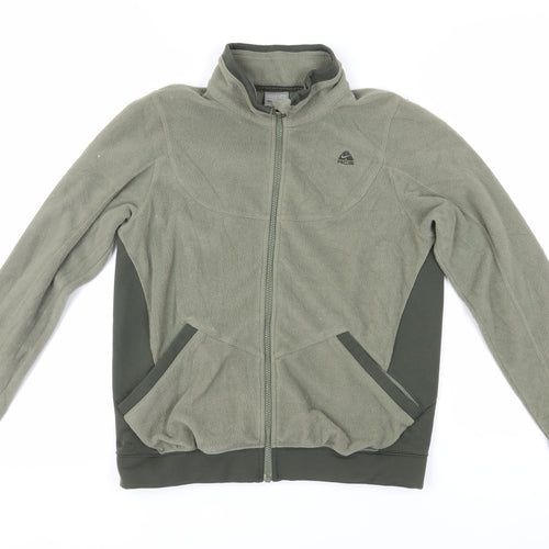 Nike Boys Green Track Jacket M Full Zip for Running