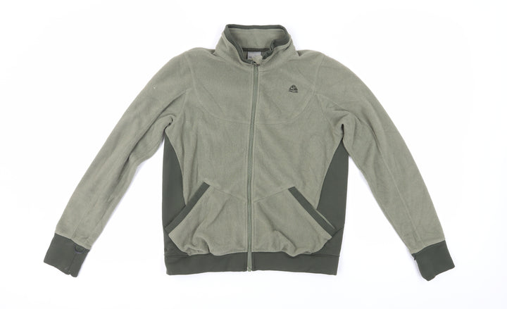 Nike Boys Green Track Jacket M Full Zip for Running