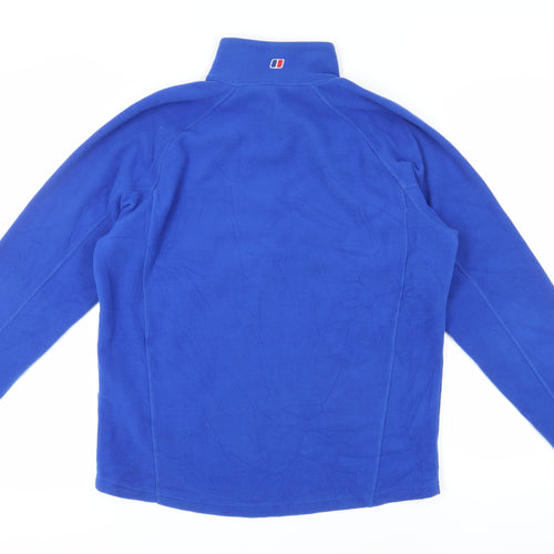 Berghaus Men's Blue M 1/4 Zip Fleece Sweatshirt