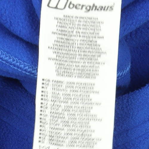 Berghaus Men's Blue M 1/4 Zip Fleece Sweatshirt