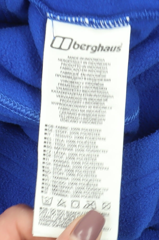 Berghaus Men's Blue M 1/4 Zip Fleece Sweatshirt