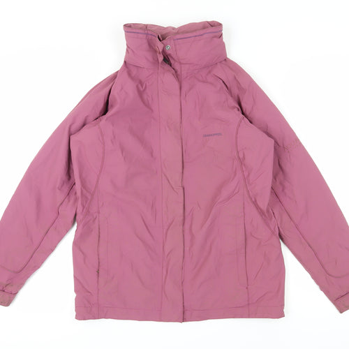 Craghoppers Women's Pink Outdoor Jacket Size 10