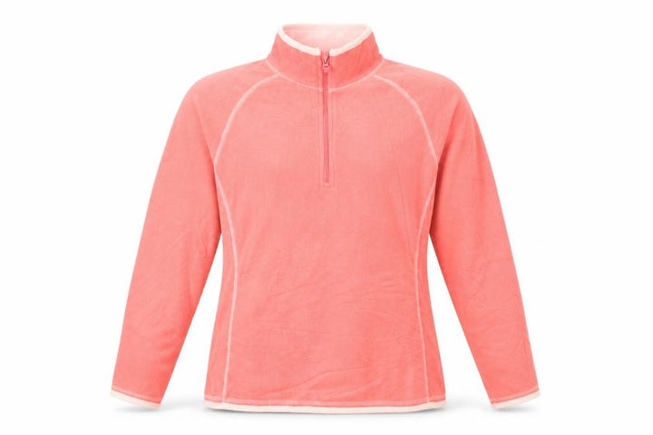 Mountain Warehouse Women's Pink 1/2 Zip Fleece Sweatshirt Size 14