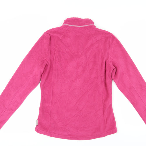 Quechua Women's Pink Fleece Henley Sweatshirt Size S