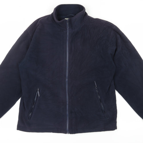 Hoggs of Fife Men's Blue Fleece Jacket Large