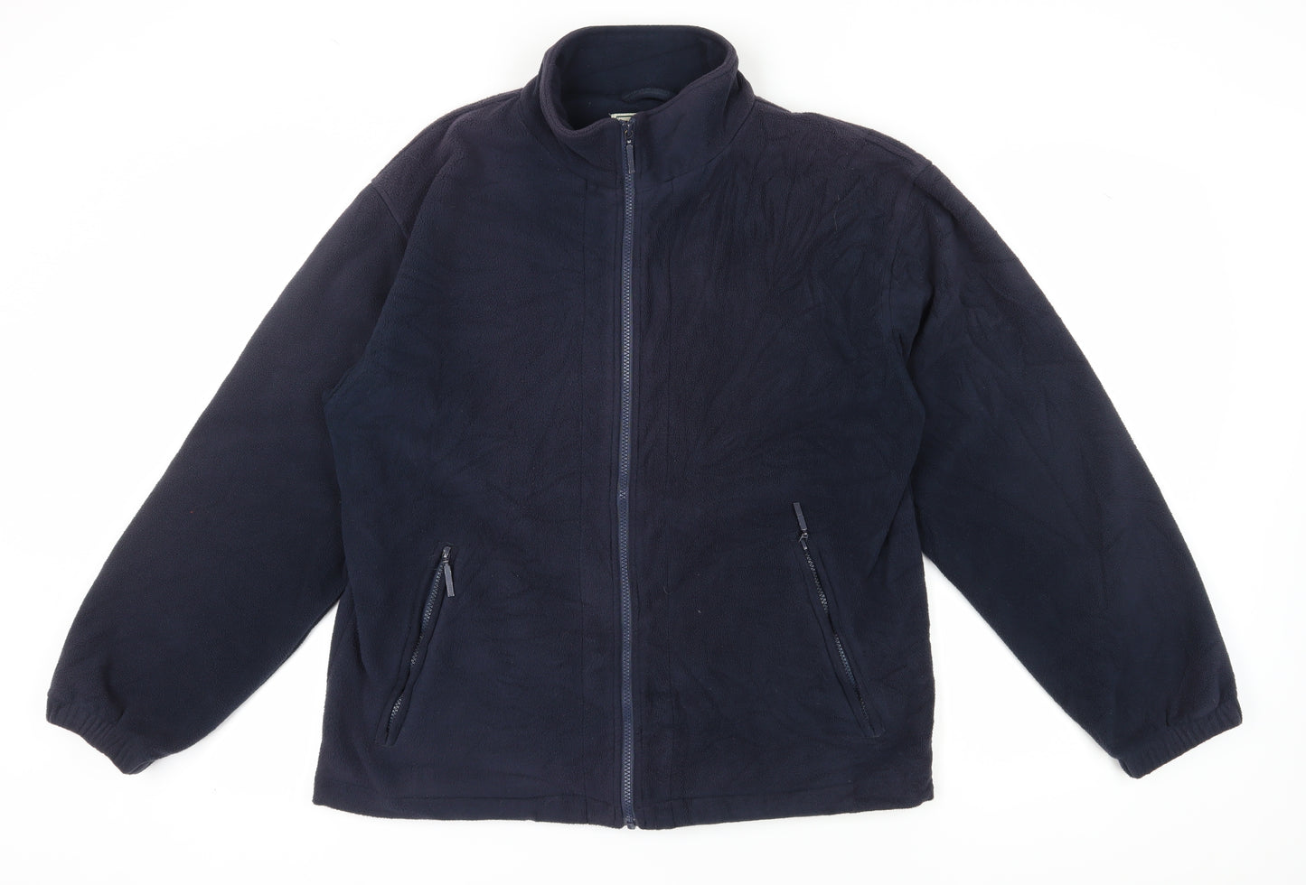 Hoggs of Fife Men's Blue Fleece Jacket Large