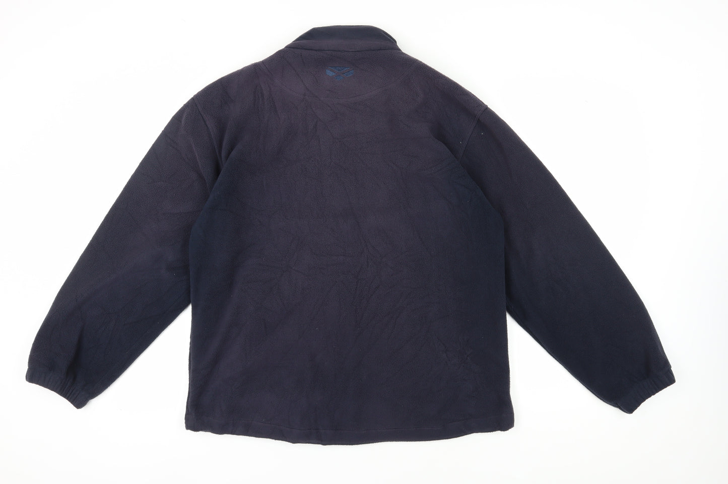 Hoggs of Fife Men's Blue Fleece Jacket Large