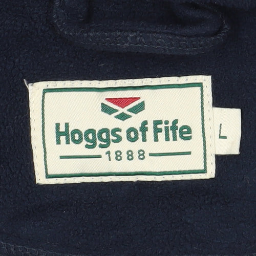 Hoggs of Fife Men's Blue Fleece Jacket Large