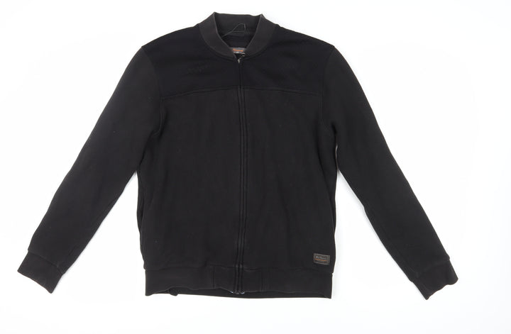 Ben Sherman Black polo jumper, size large.