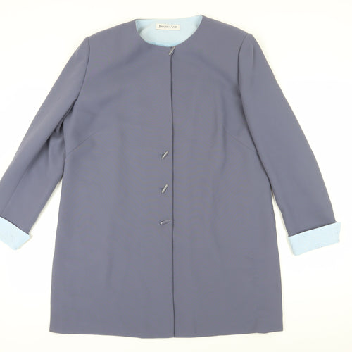 Jacques Vert Women's Blue Blazer L Formal Lined