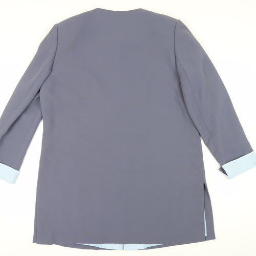 Jacques Vert Women's Blue Blazer L Formal Lined
