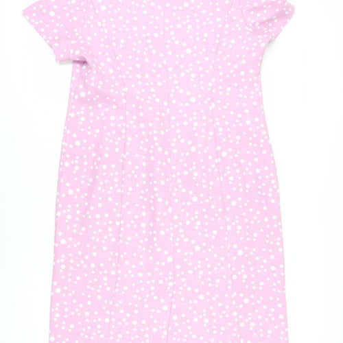 Eastex Women's Pink Polka Dot Sheath Dress Size 16