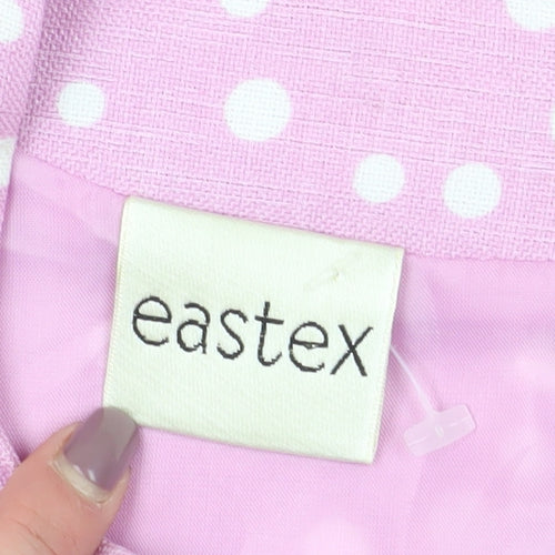 Eastex Women's Pink Polka Dot Sheath Dress Size 16