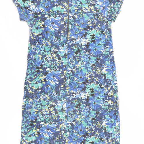 FatFace Women's Blue Floral Shift Dress Size 10
