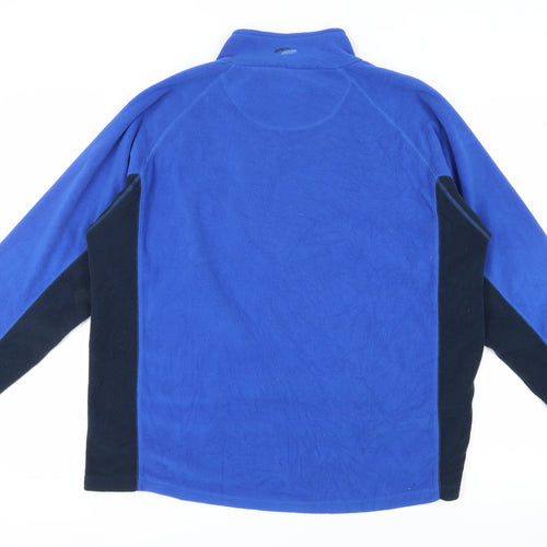 Mountain Life Men's Blue 2XL Pullover Fleece Sweatshirt